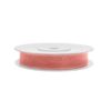 25M de Ruban organza corail 6mm