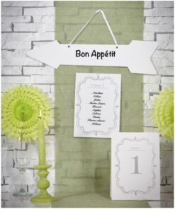 5 flèches signalétiques blanches à personnaliser