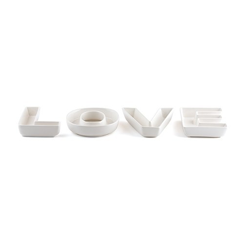 LOCATION lettres LOVE plateau porcelaine LOCATION lettres LOVE plateau porcelaine
