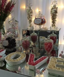 LOCATION lettres LOVE plateau porcelaine