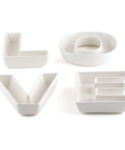 LOCATION lettres LOVE plateau porcelaine