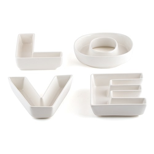 LOCATION lettres LOVE plateau porcelaine LOCATION lettres LOVE plateau porcelaine