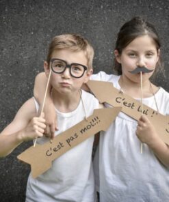 La flèche signalétique naturelle kraft