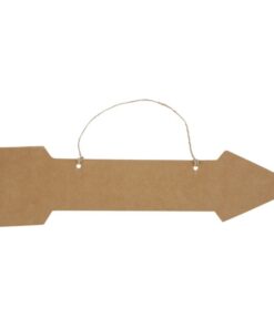 La flèche signalétique naturelle kraft