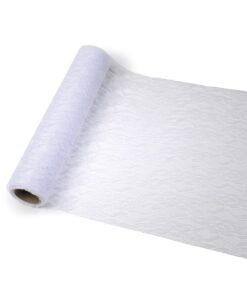 Chemin de table Dentelle Rétro blanche 5M