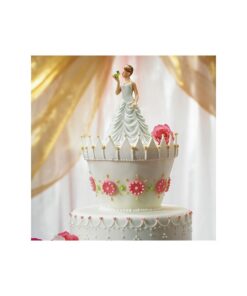 Figurine princesse gâteau mariage conte de fée
