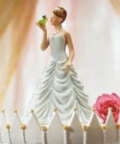 Figurine princesse gâteau mariage conte de fée