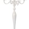 Location Chandelier 5 branches BLANC H80cm