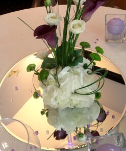 Location grand miroir centre table rond 40 cm
