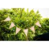 Guirlande fanions Mariage "Mr and Mrs" jute 1M