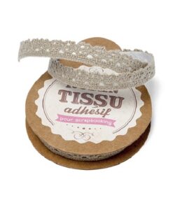 Ruban masking tape dentelle adhesive ficelle
