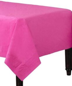 Nappe rectangulaire rose magenta fuchsia en papier