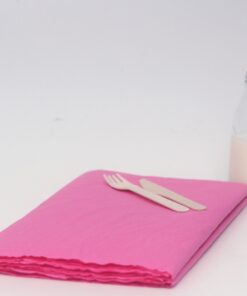 Nappe rectangulaire rose magenta fuchsia en papier