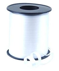Ruban blanc bolduc pour ballons cadeau