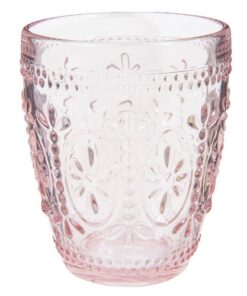 LOCATION verre vase photophore rose pâle