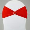 Location ceinturage spandex noeud chaise rouge