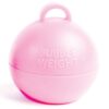 Poids pour ballons boule rose clair 35gr