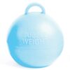 Poids pour ballons boule bleu clair 35gr