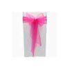 Tissu organza rose fuchsia (x5)