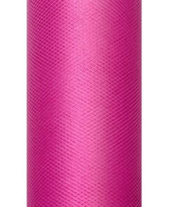 Tulle mariage rose fuchsia 15cm (9M)