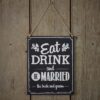LOCATION ardoise Eat Drink Be Married