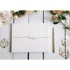 Livre d'or mariage Blanc "Love" Doré