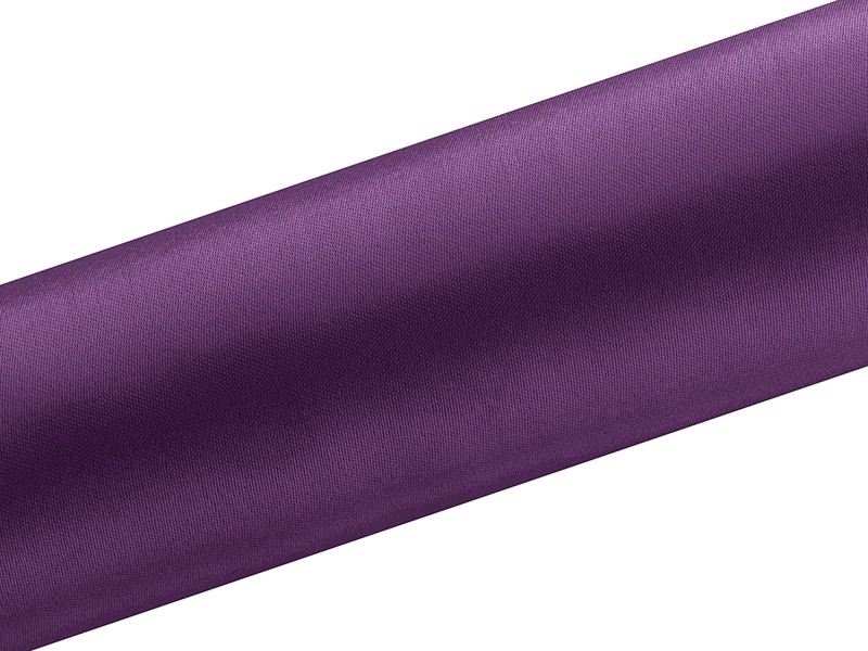 Tissu satin pourpre aubergine 16cm 9M Tissu satin pourpre aubergine 16cm 9M