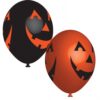 Halloween 6 ballons citrouille