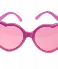 Lunettes coeur rose mariage EVJF déguisement