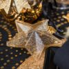 4 étoiles pailletées OR à garnir Paris noel