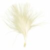 20 petites plumes ivoire 7cm plumettes