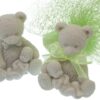 48 figurine ourson bébé résine baptême naissance