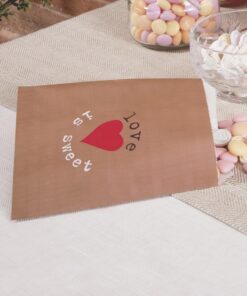 25 Sachets bonbons papier kraft