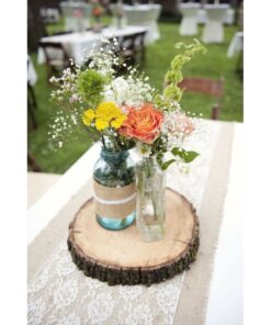 Location rondin de bois centre de table 40cm