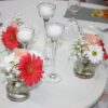Location plateau rond bois blanc sur pieds