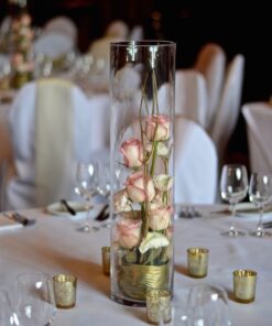 LOCATION vase cylindre H19cm D6,5cm Belgique