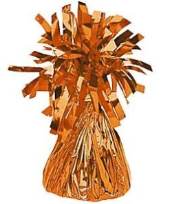 Poids pour ballons en alu orange 170gr