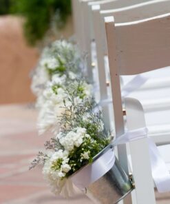 Location 10 petits seaux pots en zinc
