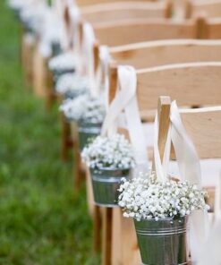 Location 10 petits seaux pots en zinc