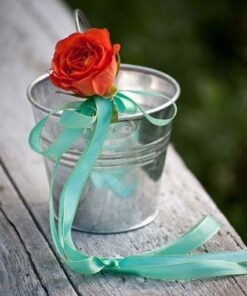 Location 10 petits seaux pots en zinc