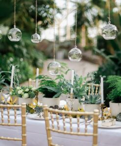location 4 photophore verre boule à poser ou suspendre