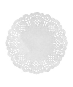 10 sets de table napperons blanc papier dentelle