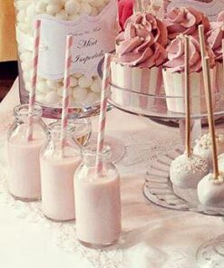 LOCATION petite bouteille de lait vase soliflore H10cm