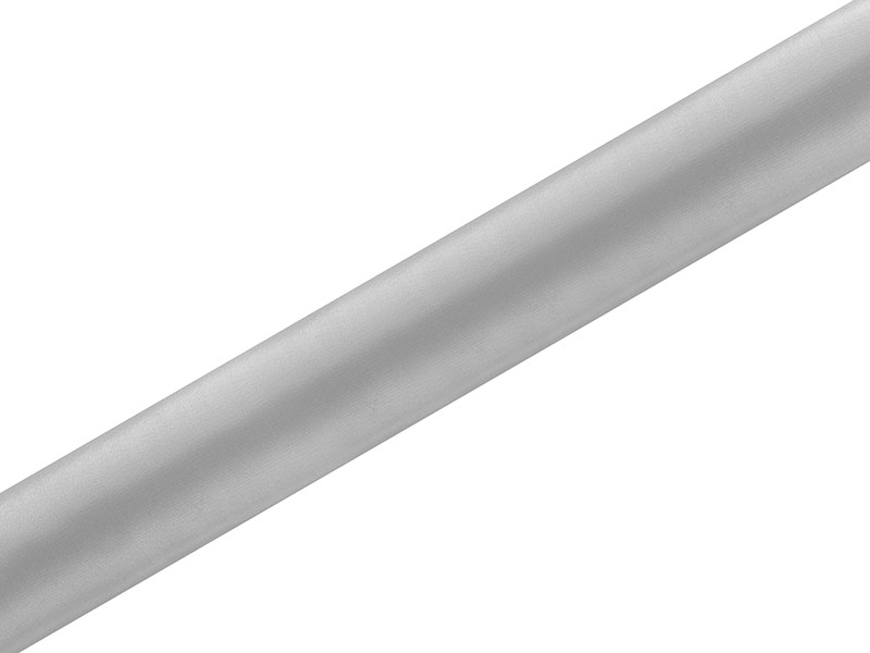 Tissu satin gris argent 36cm 9M chemin de table Tissu satin gris argent 36cm 9M chemin de table