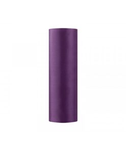 Tissu satin pourpre aubergine 16cm 9M