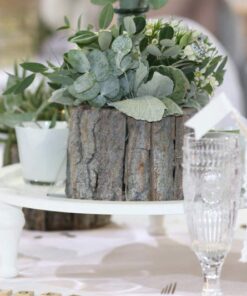 Location plateau rond bois blanc sur pieds