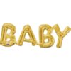 Ballons Baby doré alu 40cm