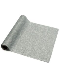 Chemin de table argent étincelant paillettes 3M