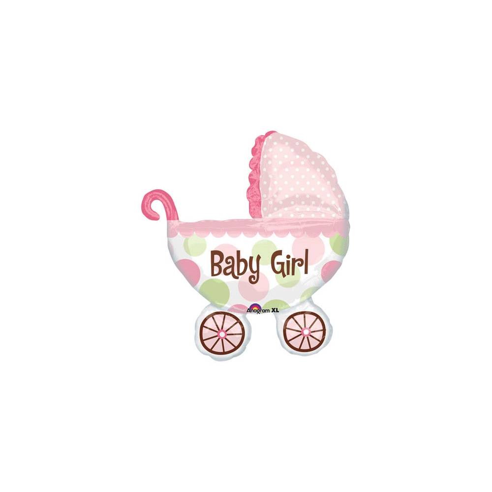 Un ballon géant landau baby girl Un ballon géant landau baby girl