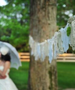 Location 10 napperons en coton crochet mariage